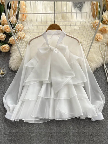 French Spring Summer New Style Ruffles Edge Gentle Sweet Style