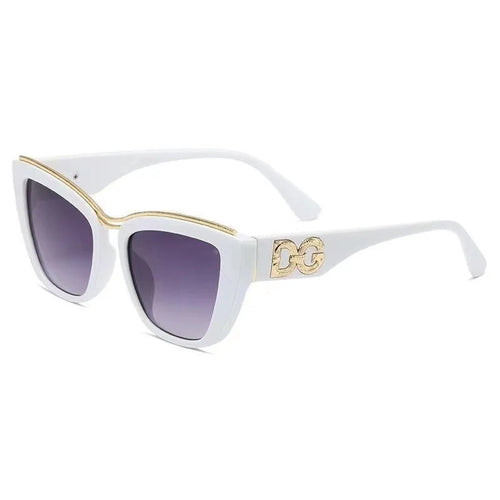 New Fashion Sunglasses Luxury Brand Designer Women Retro Square