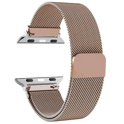 Milanese loop strap For apple Watch band 44mm 40mm 45mm 49mm 41mm 38mm