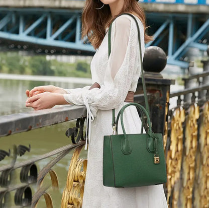 High-end genuine leather vintage ladies handbag