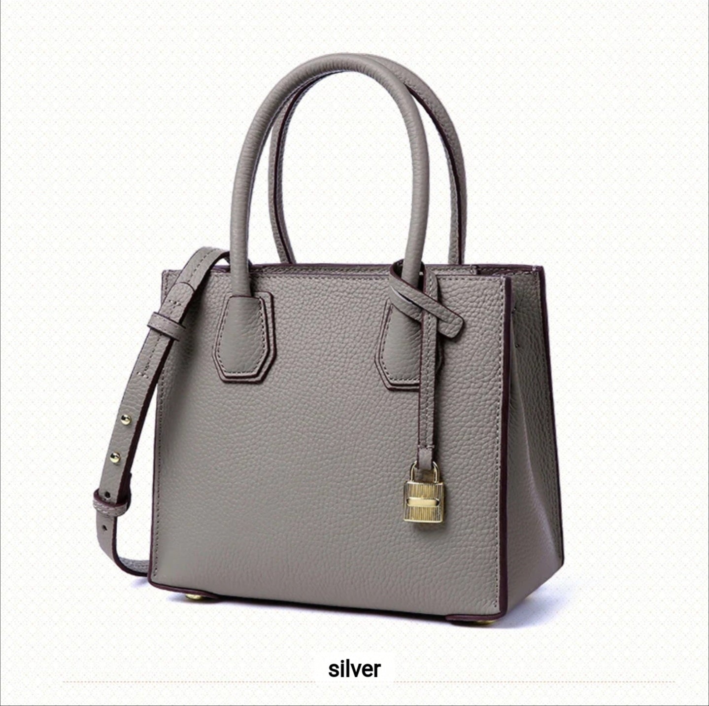 High-end genuine leather vintage ladies handbag