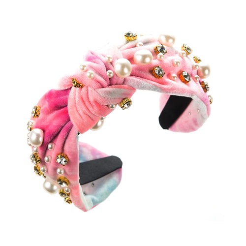 Fashionable And High-End Hairbands with Pearls and studs