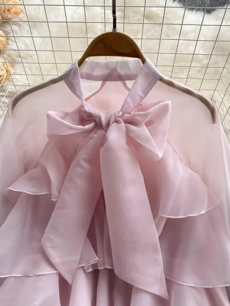 French Spring Summer New Style Ruffles Edge Gentle Sweet Style