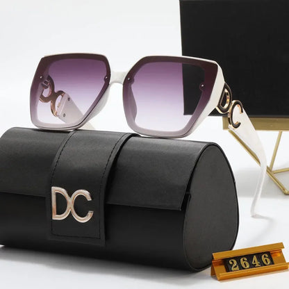 New Fashion Sunglasses Luxury Brand Designer Women Retro Square