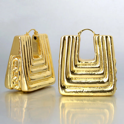 Jewellery Fashion Trapezoid Earrings