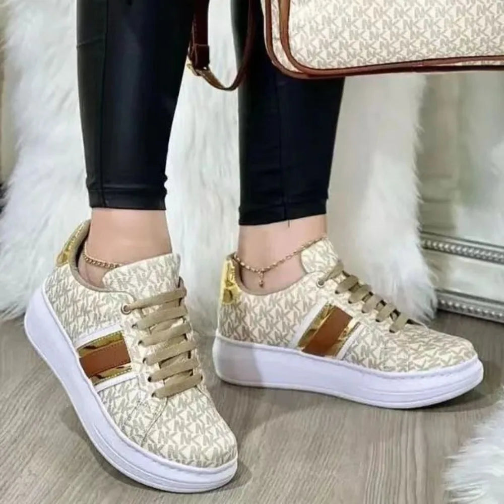 Women's Causal Sneakers luxury Shoes Woman Fashion Breathable Lace Up