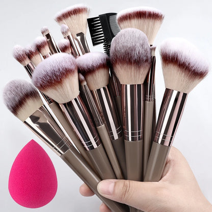 20Pcs Makeup Brushes Set Professional Super soft detail Blush