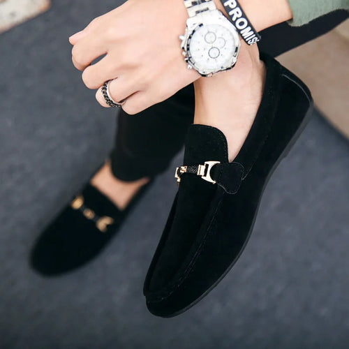 Slip-on Loafers for Men Soft Driving Moccasins High Quality Flats Male