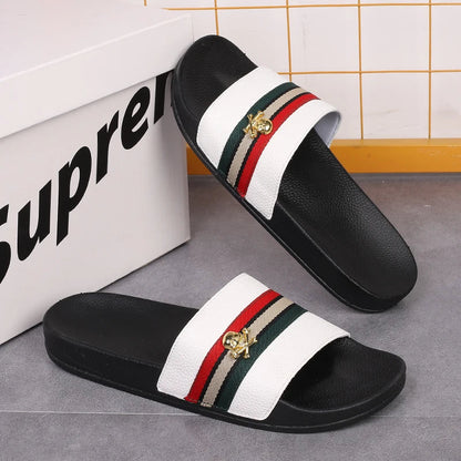 Men Casual Slippers Fashion Flip Flops Indoor Outdoor Beach