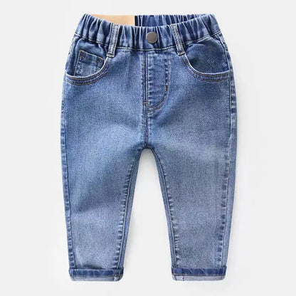 Kids Boys Jeans 2023 Spring And Autumn New Fashionable Elastic