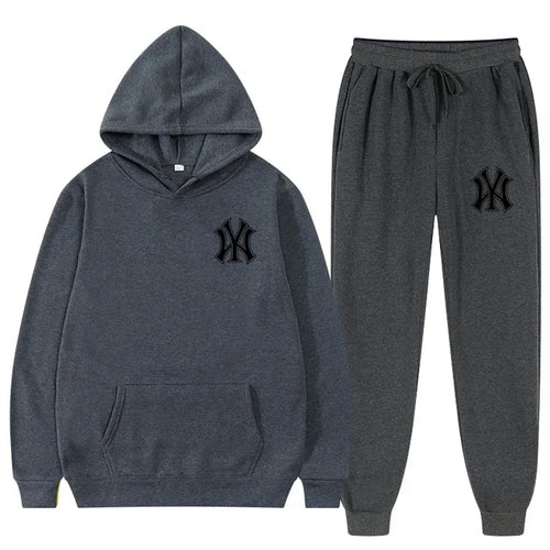 Sweater Male Set Sport Pants