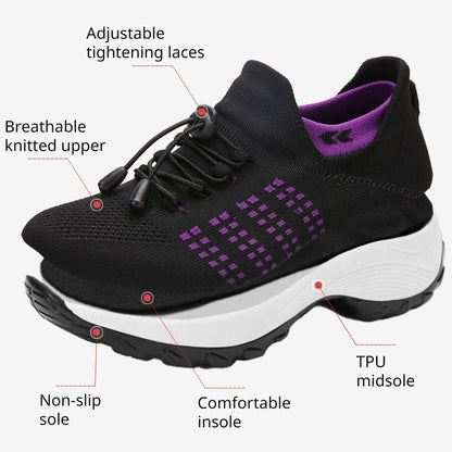 Women Fashion Sneaker for Walking Fitness Sport Shoes Chunky Platform